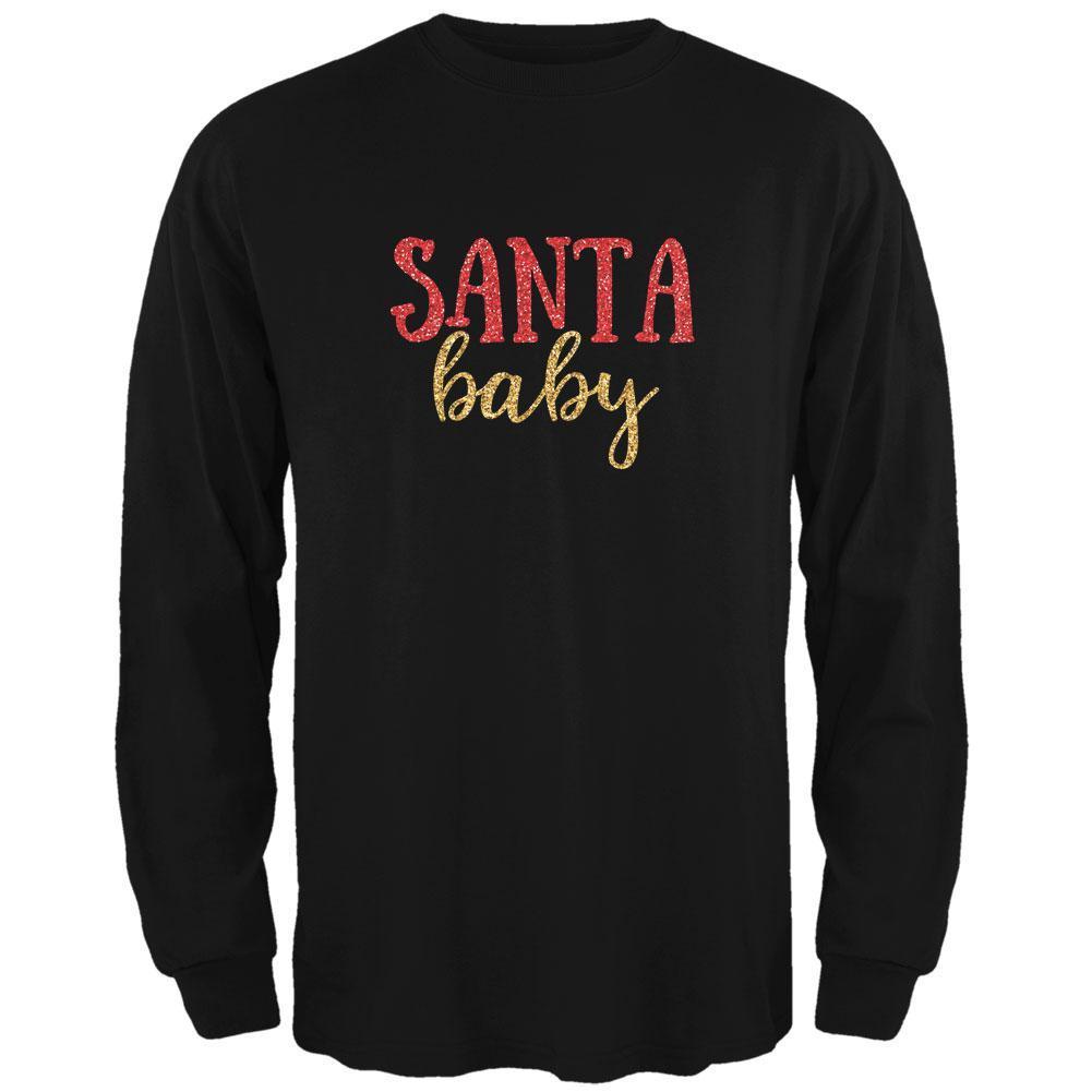 Christmas Santa Baby Mens Long Sleeve T Shirt