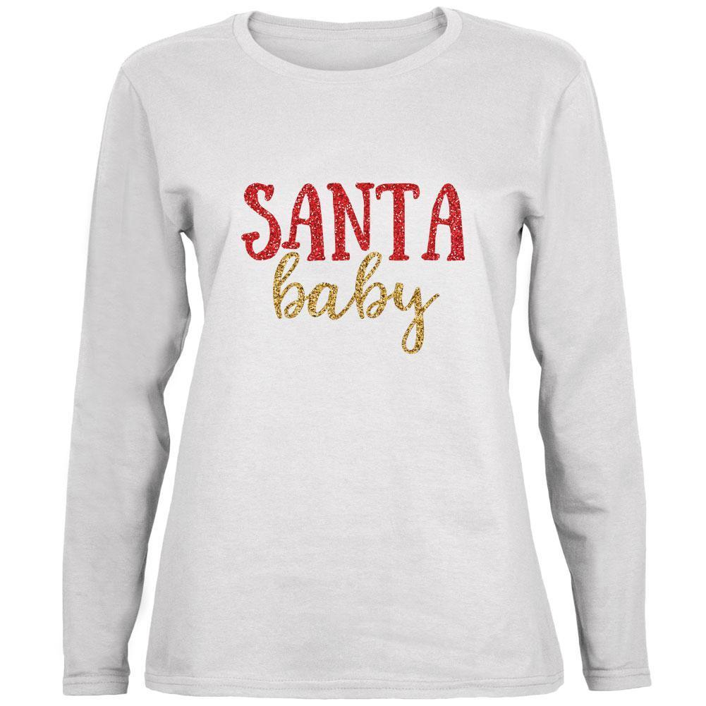 Christmas Santa Baby Ladies' Relaxed Jersey Long-Sleeve Tee