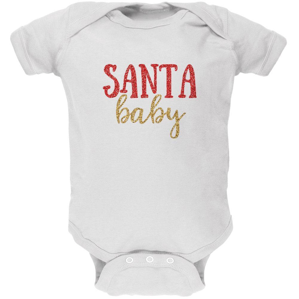 Christmas Santa Baby Soft Baby One Piece