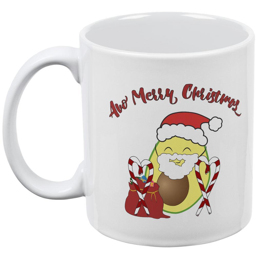 Avo Have A Merry Christmas Avocado All Over Coffee Mug