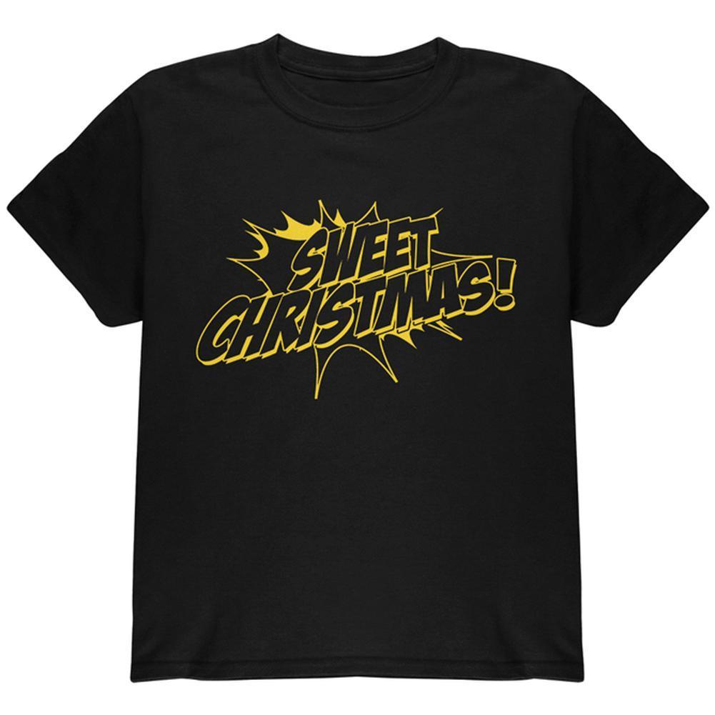 Sweet Christmas Comic Book Word Balloon Youth T Shirt
