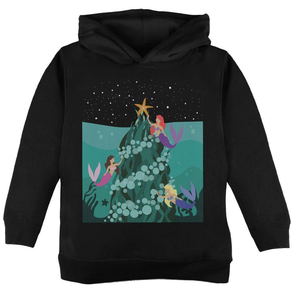Mermaid Christmas Tree Toddler Hoodie