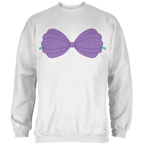 Halloween Purple Shell Bra Costume Mens Sweatshirt