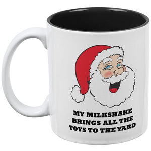 Christmas Santa Milkshake Brings All the Toys to the Yard All Over Coffee Mug