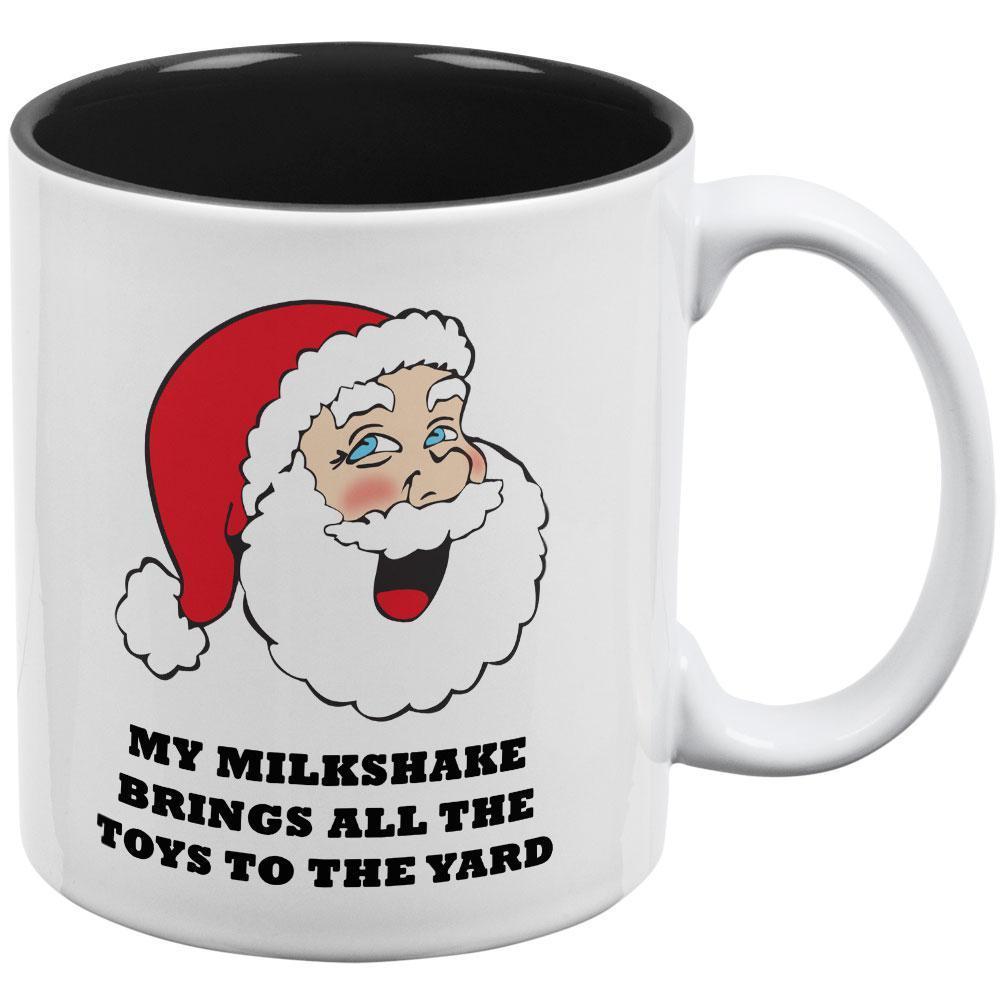 Christmas Santa Milkshake Brings All the Toys to the Yard All Over Coffee Mug