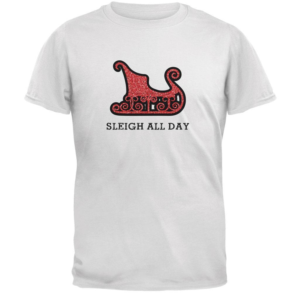 Christmas Sleigh Slay All Day Mens T Shirt
