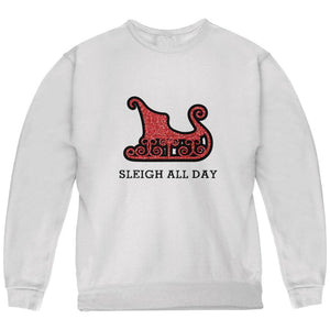 Christmas Sleigh Slay All Day Youth Sweatshirt