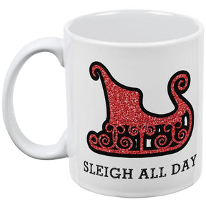 Christmas Sleigh Slay All Day All Over Coffee Mug