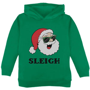 Christmas Santa Sunglasses Sleigh Slay Toddler Hoodie