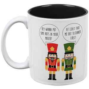 Christmas Nutcracker Nuts in Your Mouth Funny All Over Coffee Mug