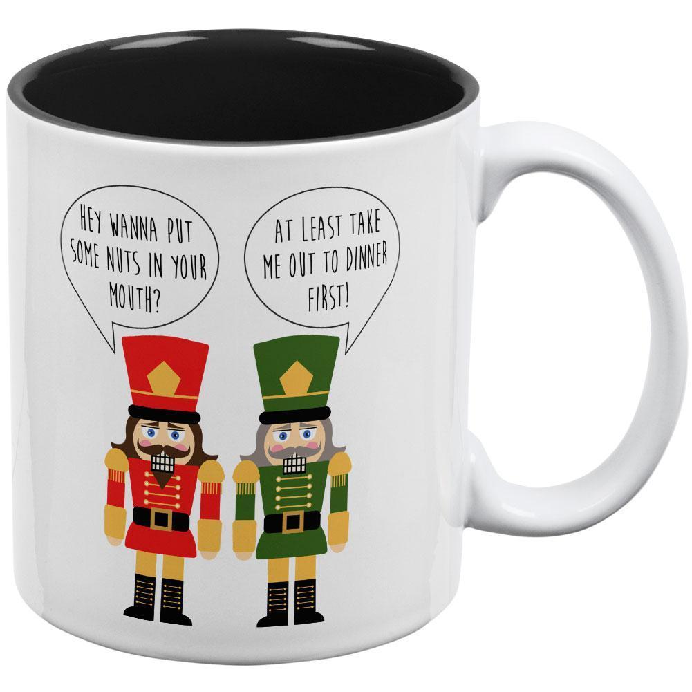 Christmas Nutcracker Nuts in Your Mouth Funny All Over Coffee Mug