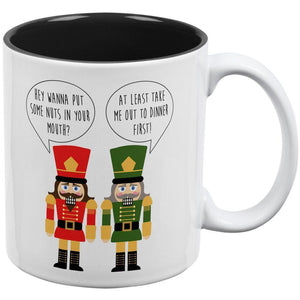 Christmas Nutcracker Nuts in Your Mouth Funny All Over Coffee Mug