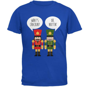 Christmas Nutcracker What's Crackin' Funny Mens Soft T Shirt