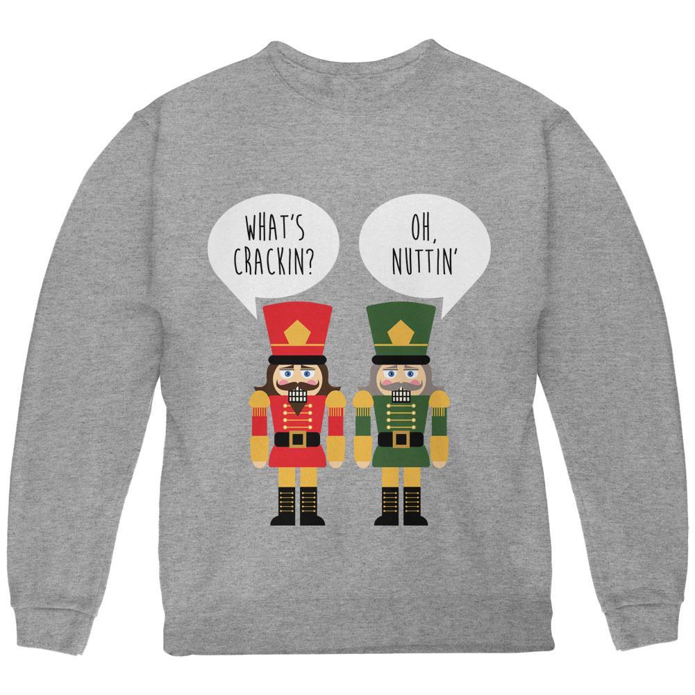 Christmas Nutcracker What's Crackin' Funny Youth Sweatshirt