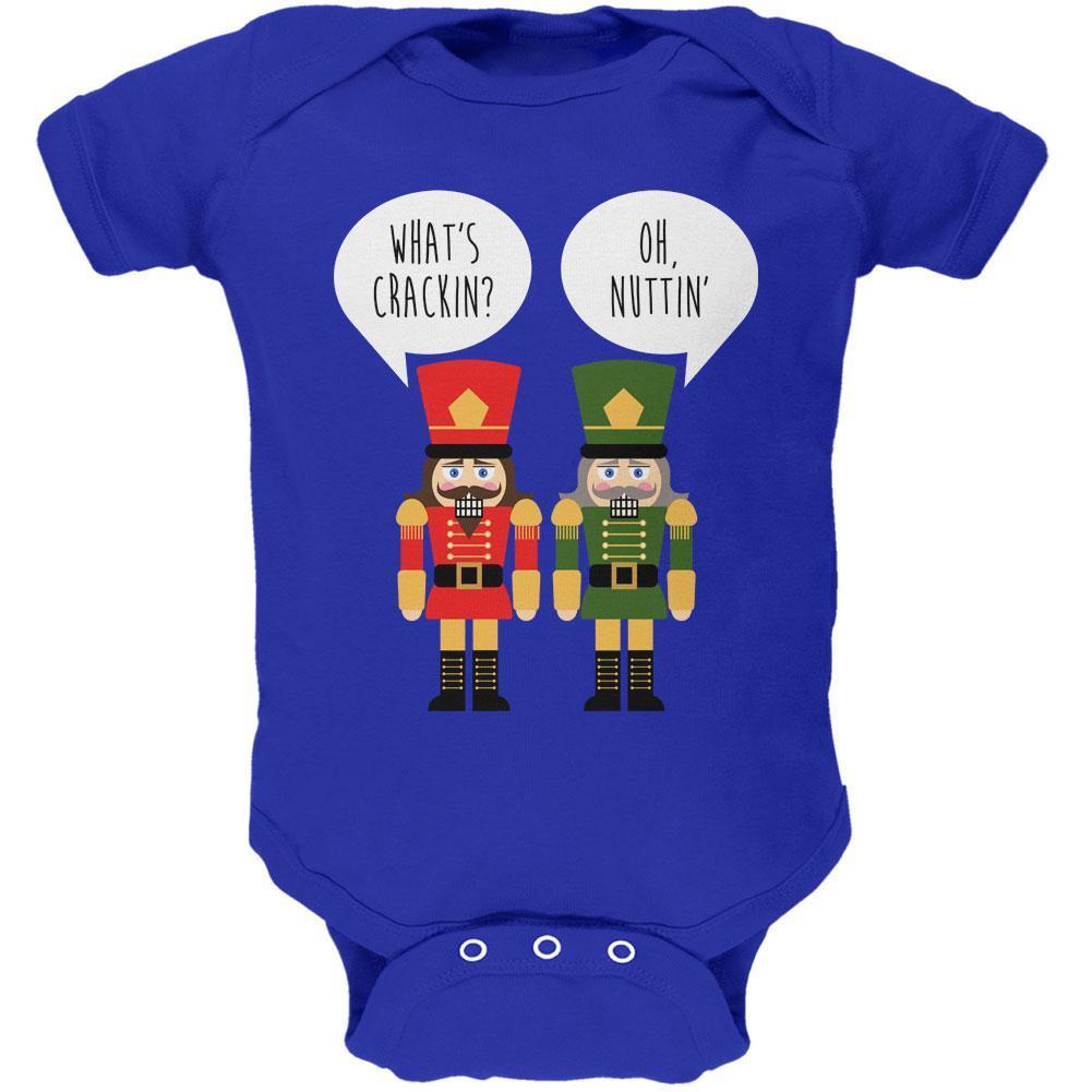 Christmas Nutcracker What's Crackin' Funny Soft Baby One Piece