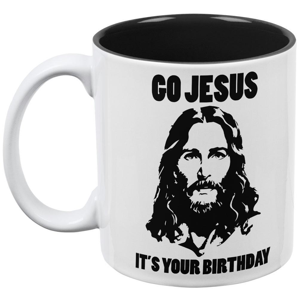 Christmas Go Jesus It's Your Birthday All Over Coffee Mug