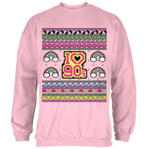 I Love the 90s Retro Nostalgia Ugly Christmas Sweater Mens Sweatshirt