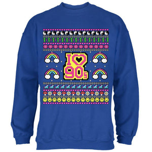 I Love the 90s Retro Nostalgia Ugly Christmas Sweater Mens Sweatshirt