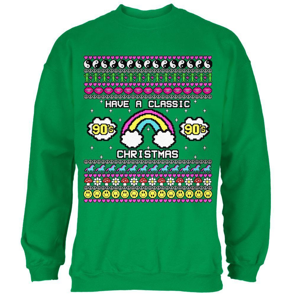 Retro 90s Nostalgia Classic Ugly Christmas Sweater Mens Sweatshirt