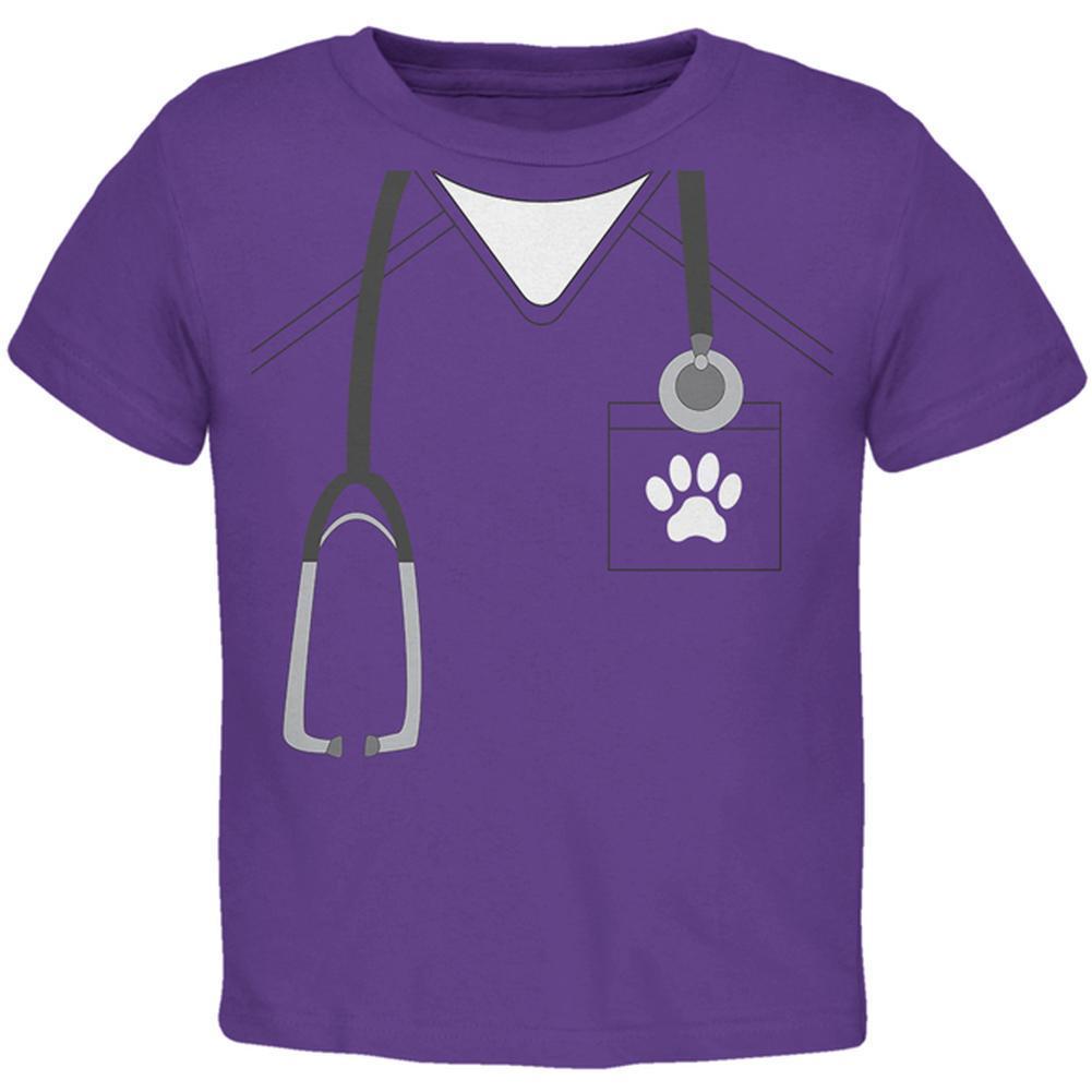 Halloween Vet Veterinarian Scrubs Costume Toddler T Shirt