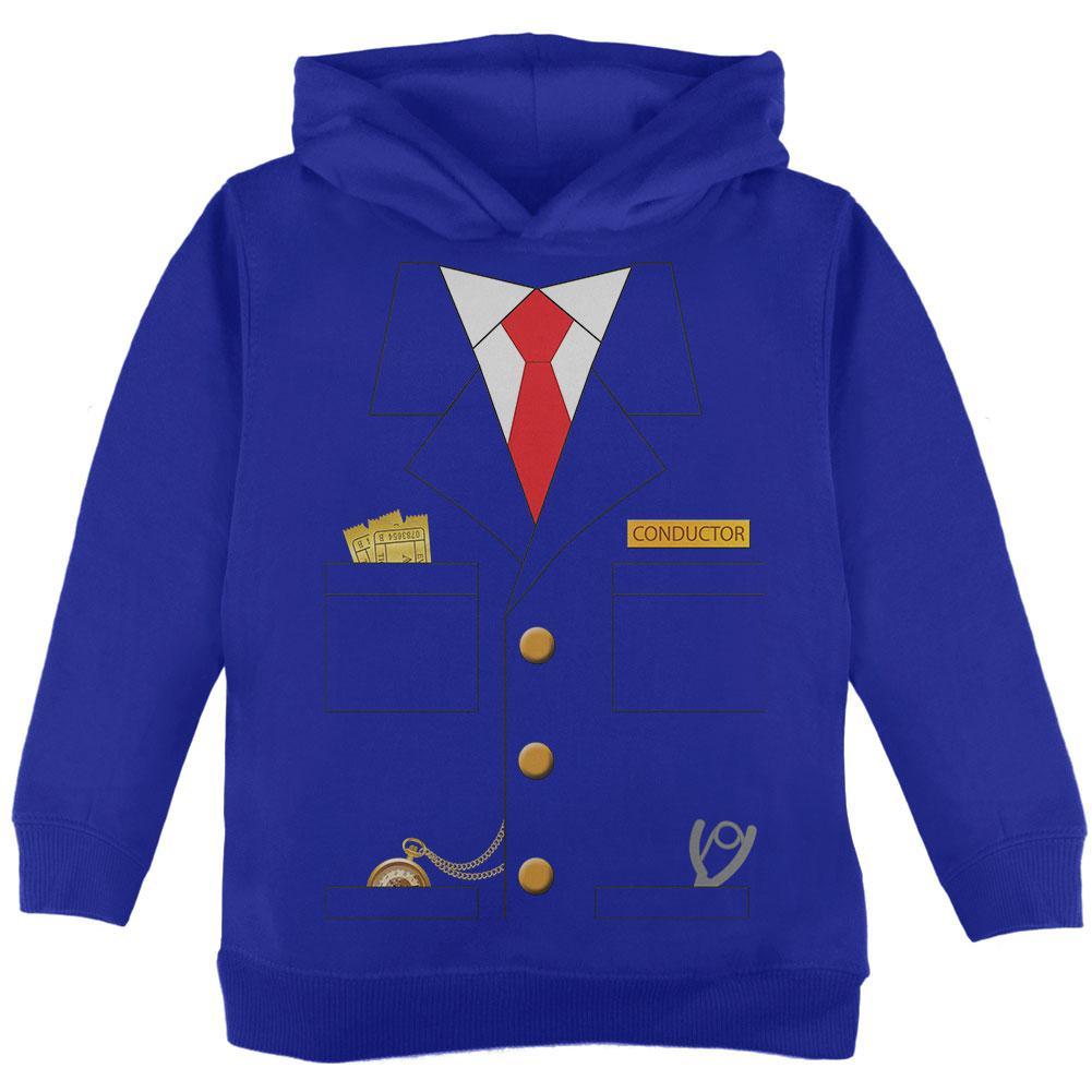 Halloween Train Conductor Costume Toddler Hoodie