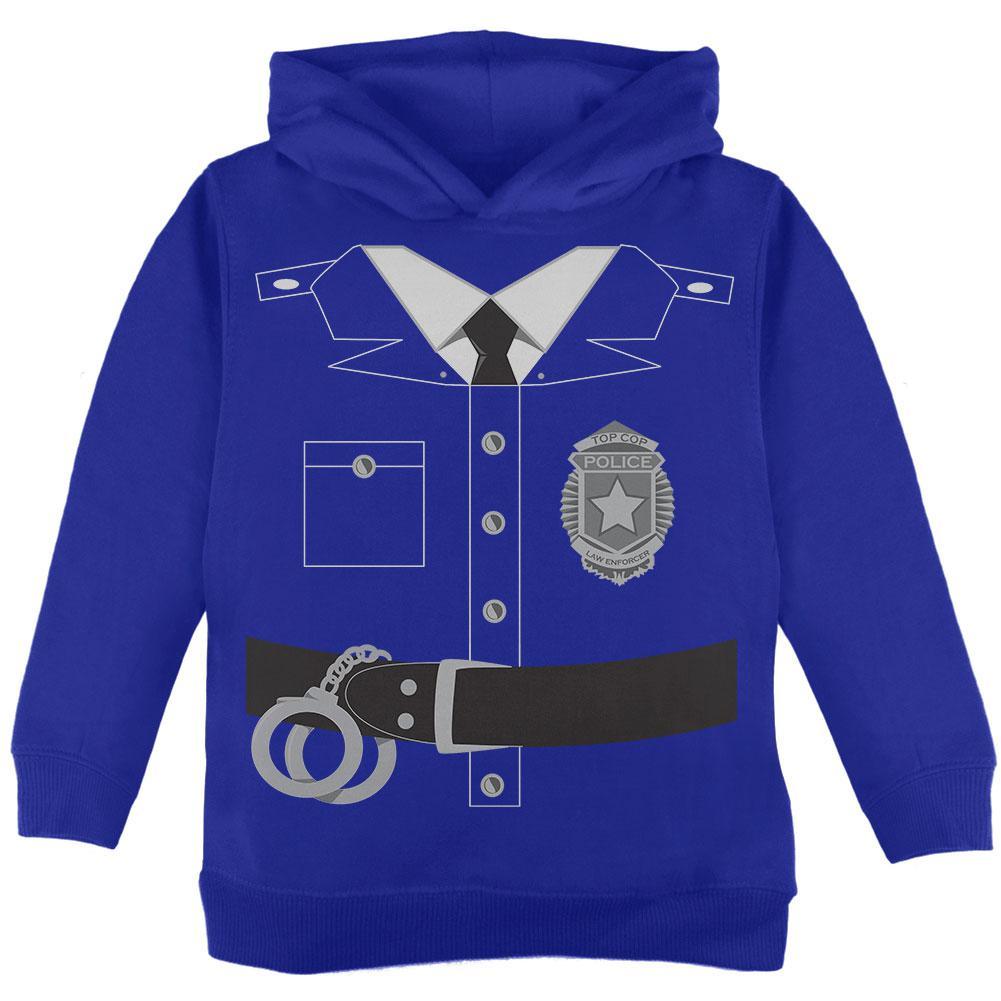 Halloween Police Policeman Cop Costume Toddler Hoodie