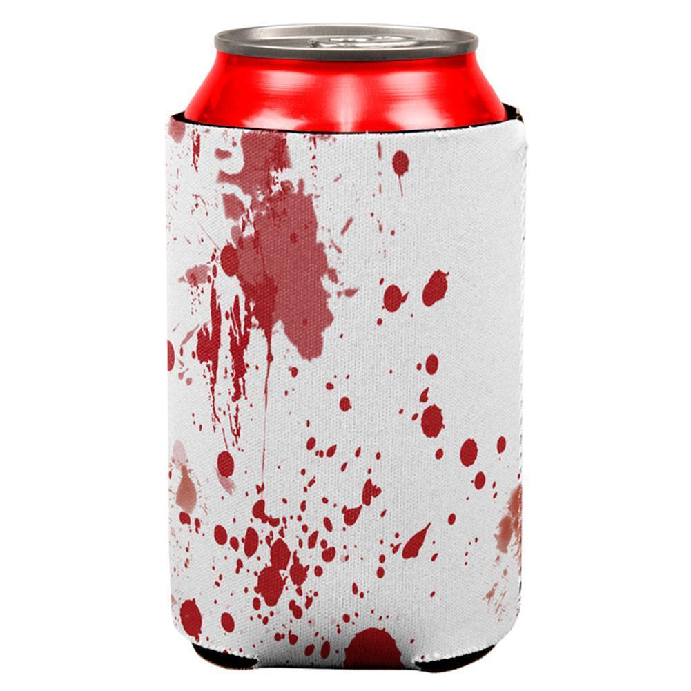 Halloween Blood Splatter Zombie Attack Survivor All Over Can Cooler