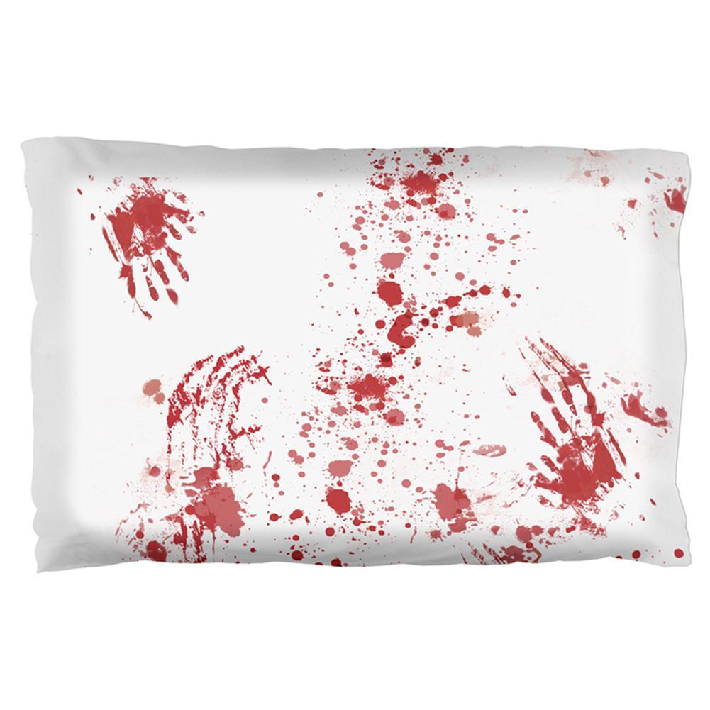 Halloween Blood Splatter Zombie Attack Survivor Pillow Case