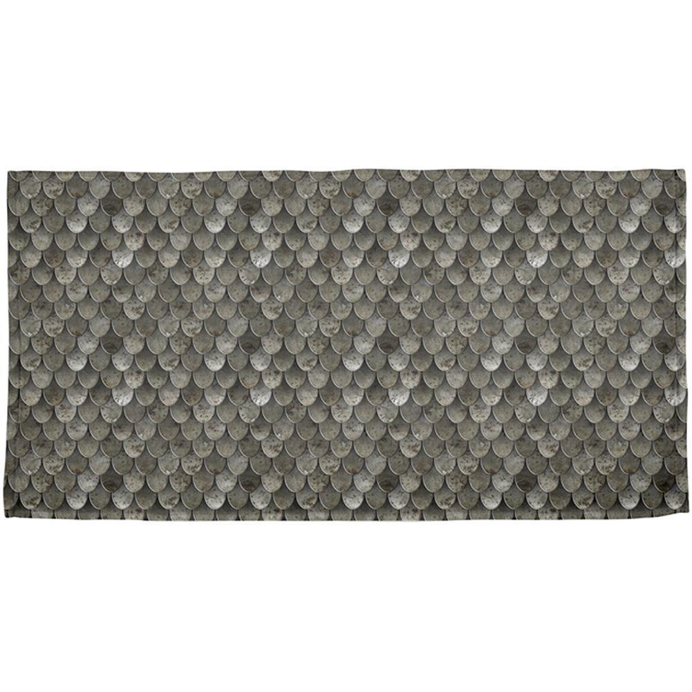 Halloween Steel Scale Armor All Over Beach Towel