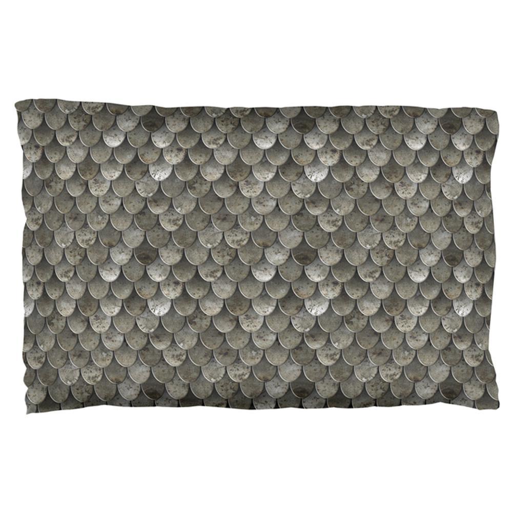 Halloween Steel Scale Armor Pillow Case