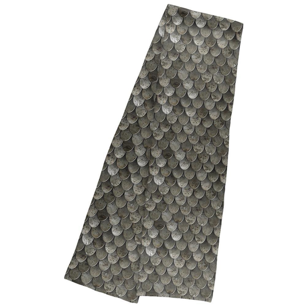 Halloween Steel Scale Armor Warm Fleece Scarf