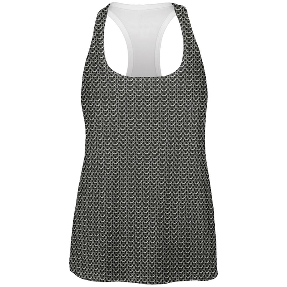 Halloween Chainmail Costume All Over Womens Work Out Tank Top
