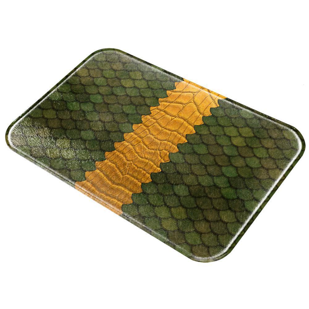 Halloween Green Dragon All Over Glass Cutting Board