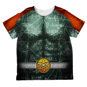Halloween Math Geek Scientist Superhero Costume All Over Toddler T Shirt