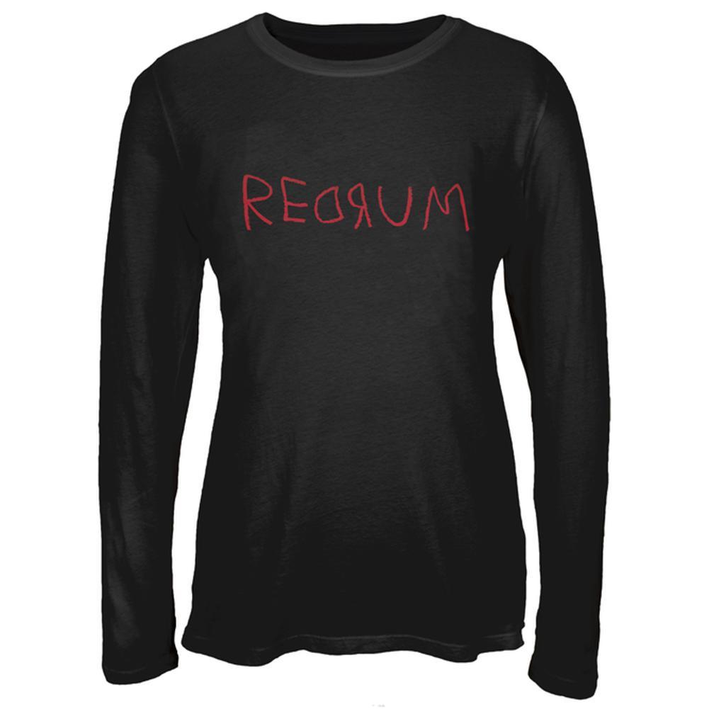 Halloween Horror Redrum Juniors Long Sleeve T-Shirt