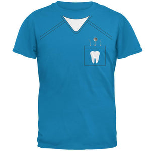 Halloween Dentist Scrubs Costume Mens T Shirt