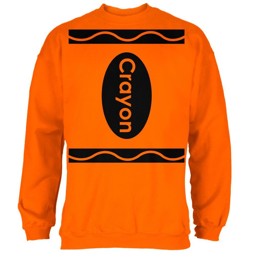 Halloween Crayon Costume Mens Sweatshirt