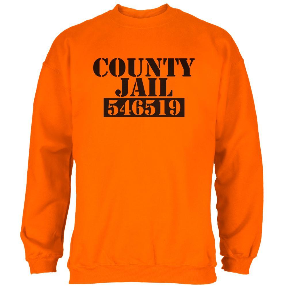 Halloween County Jail Inmate Costume Mens Sweatshirt