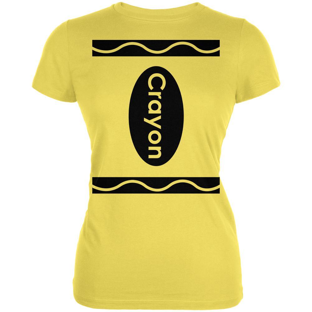 Halloween Crayon Costume Juniors Soft T Shirt