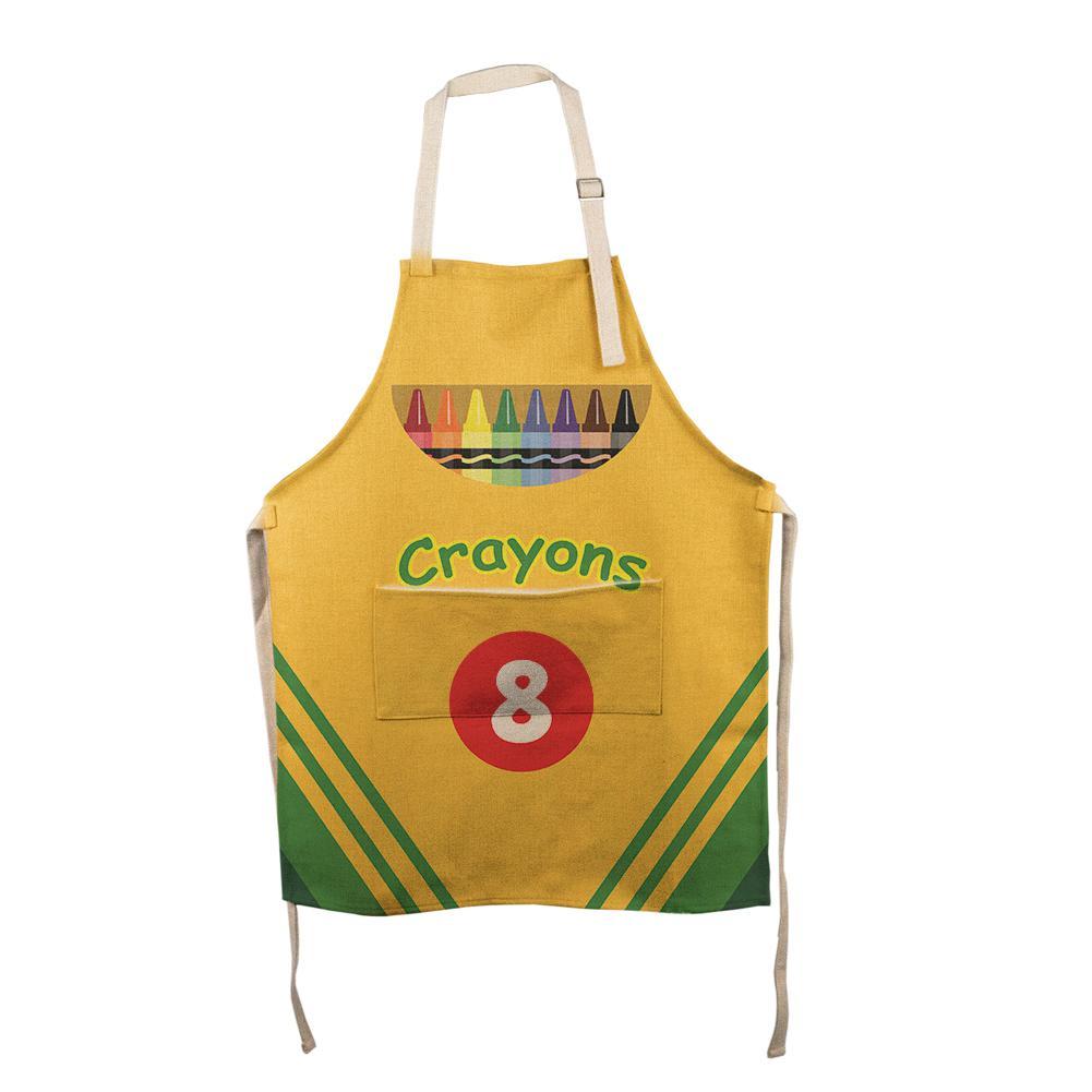 Halloween Crayon Box All Over Apron