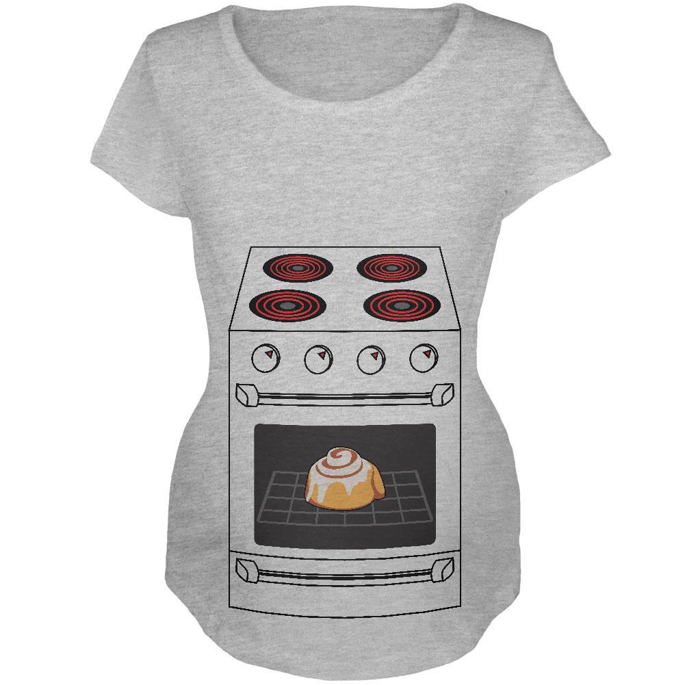 Halloween Costume Pregnant Bun in the Oven Maternity Soft T Shirt