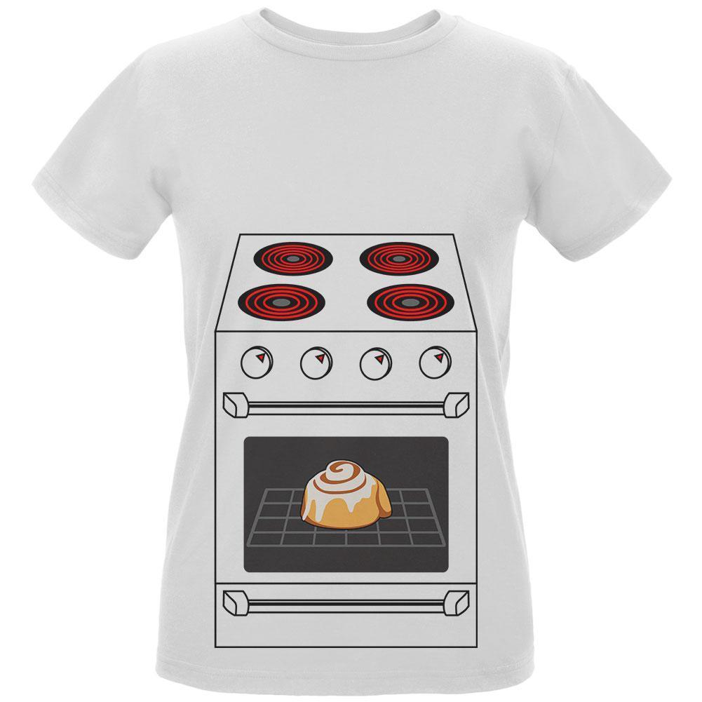Halloween Costume Pregnant Bun in the Oven Womens Organic T Shirt