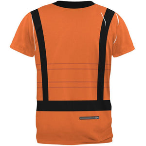 Halloween Astronaunt Costume Orange Escape Suit All Over Mens T Shirt