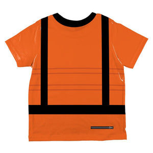 Halloween Astronaunt Costume Orange Escape Suit All Over Toddler T Shirt