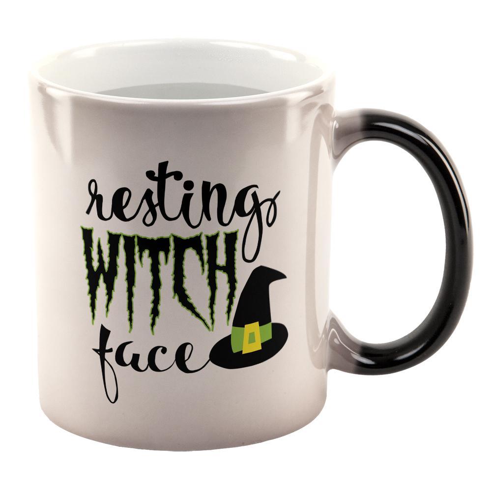 Halloween Resting Witch Face All Over Heat Changing Coffee Mug