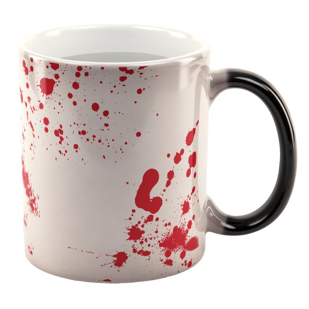Halloween Blood Splatter All Over Heat Changing Coffee Mug
