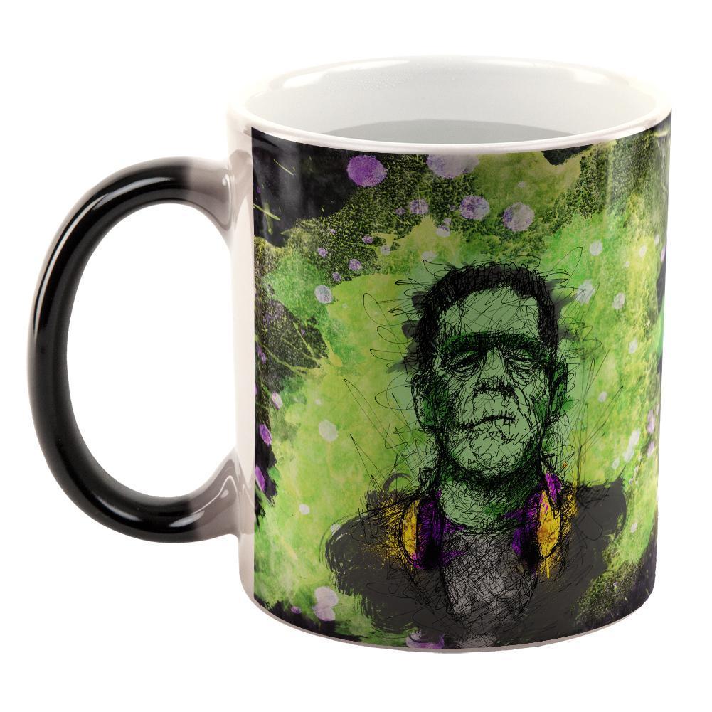 Halloween Frankenstein Raver Horror Movie Monster All Over Heat Changing Coffee Mug