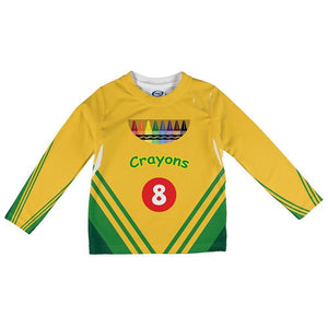 Halloween Crayon Box Costume All Over Infant Long Sleeve T Shirt