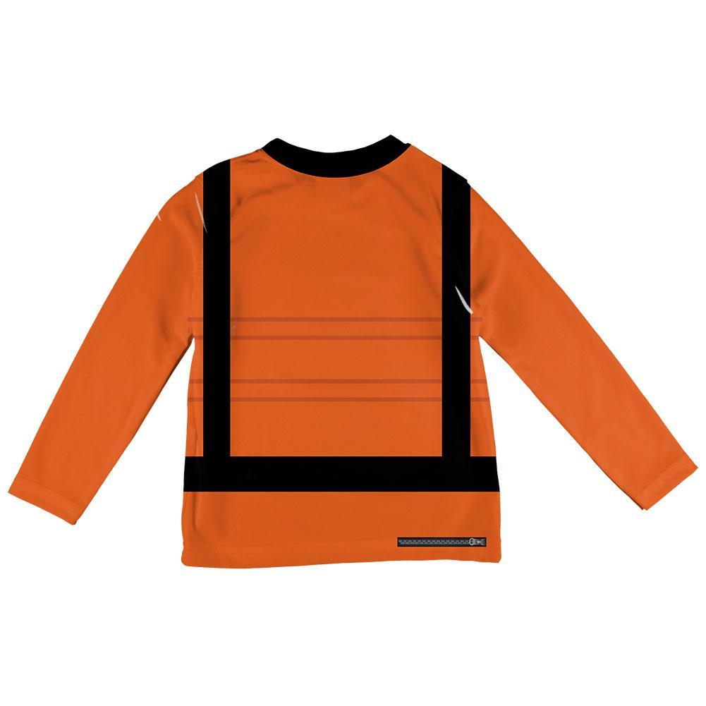 Halloween Astronaut Costume Orange Escape Suit All Over Infant Long Sleeve T Shirt