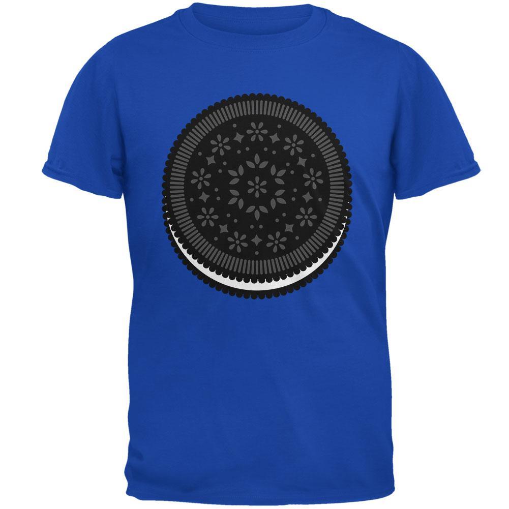 Halloween Sandwich Cookie Costume Milk Dunking Mens Soft T Shirt